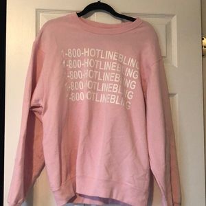 DRAKE HOTLINE BLING SWEATSHIRT